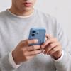 Etui Tech-Protect MagPeak MagSafe CC do Apple iPhone 17, Matte Mist Blue