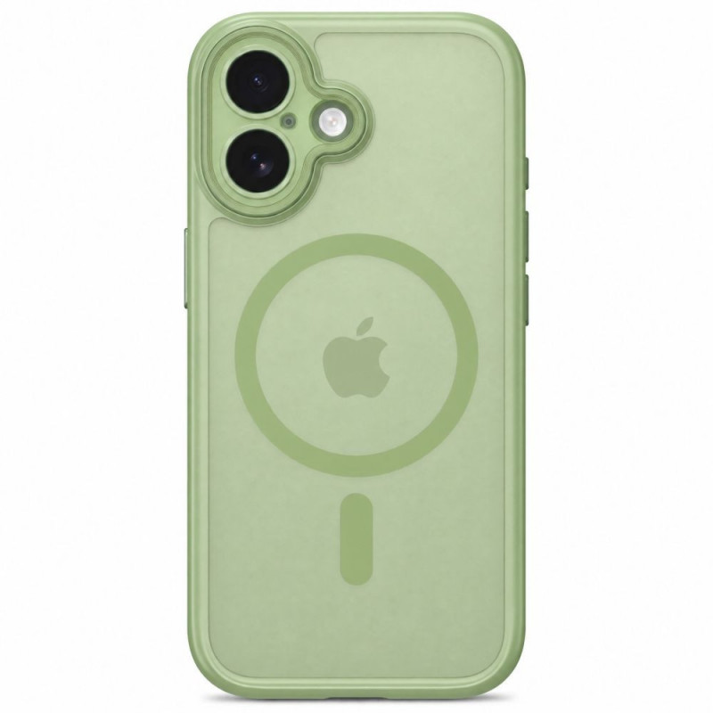 Etui Tech-Protect MagPeak MagSafe CC do Apple iPhone 17, Matte Sage