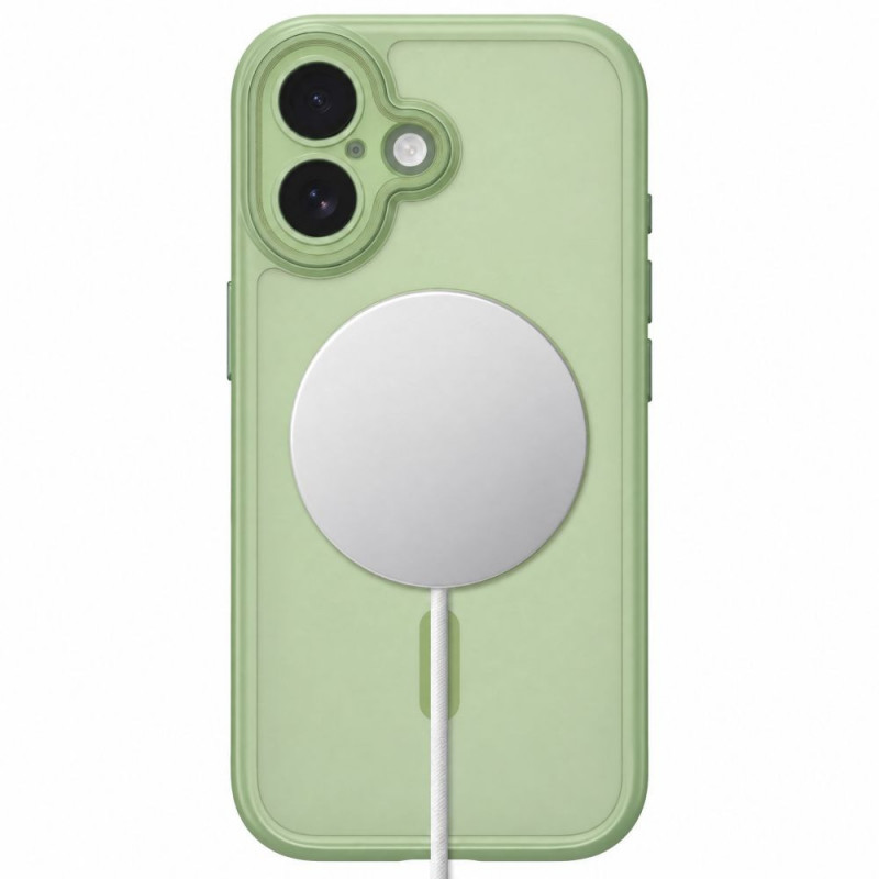 Etui Tech-Protect MagPeak MagSafe CC do Apple iPhone 17, Matte Sage
