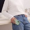 Etui Tech-Protect MagPeak MagSafe CC do Apple iPhone 17, Matte Sage