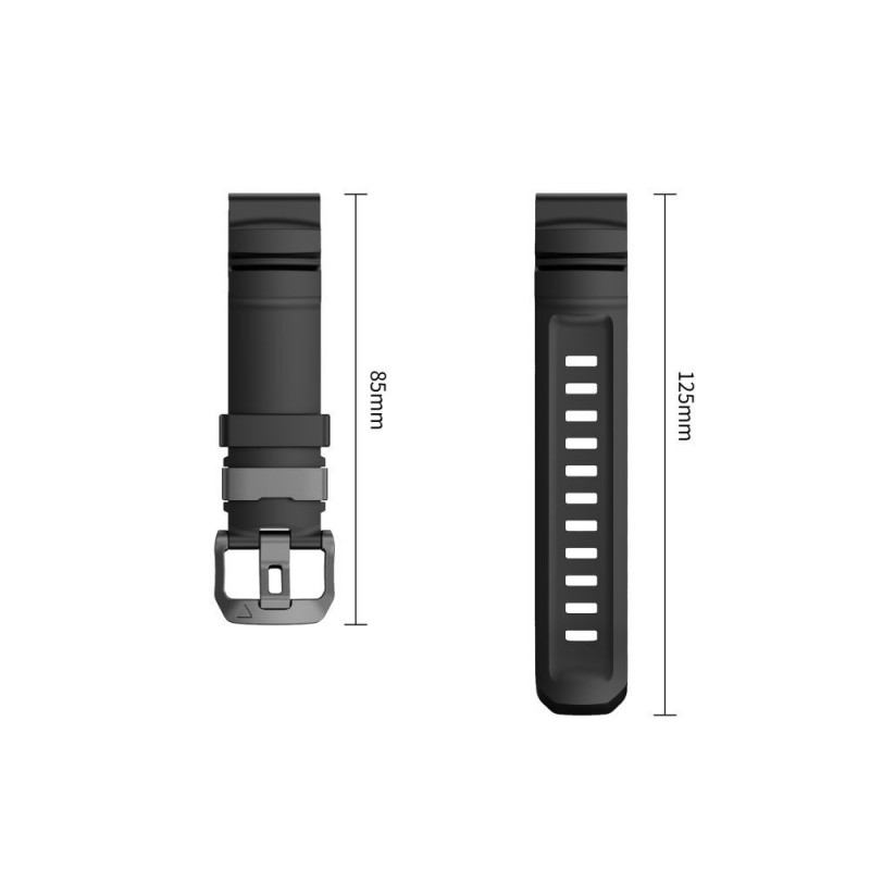 Pasek do zegarka Tech-Protect Motion Garmin Fenix 5X / 5X Plus / 6X / 6X Pro / 7X / 8 / 8 Pro / 9 / 9 Pro (51 mm), czarny
