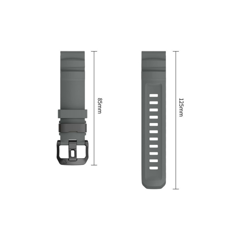Pasek do zegarka Tech-Protect Motion Garmin Fenix 5X / 5X Plus / 6X / 6X Pro / 7X / 8 / 8 Pro / 9 / 9 Pro (51 mm), Storm Grey