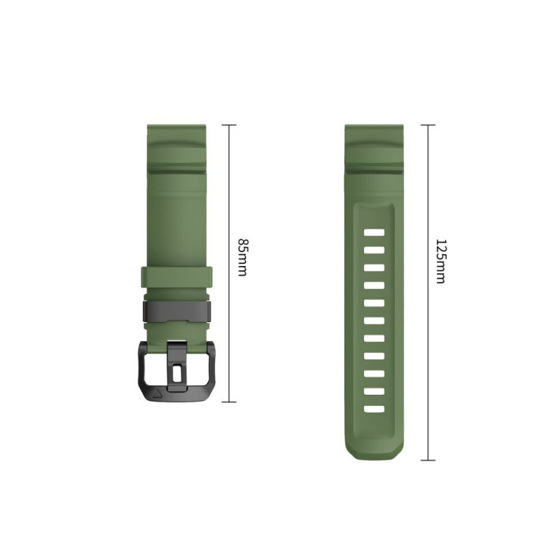 Pasek do zegarka Tech-Protect Motion Garmin Fenix 5X / 5X Plus / 6X / 6X Pro / 7X / 8 / 8 Pro / 9 / 9 Pro (51 mm), Military Green