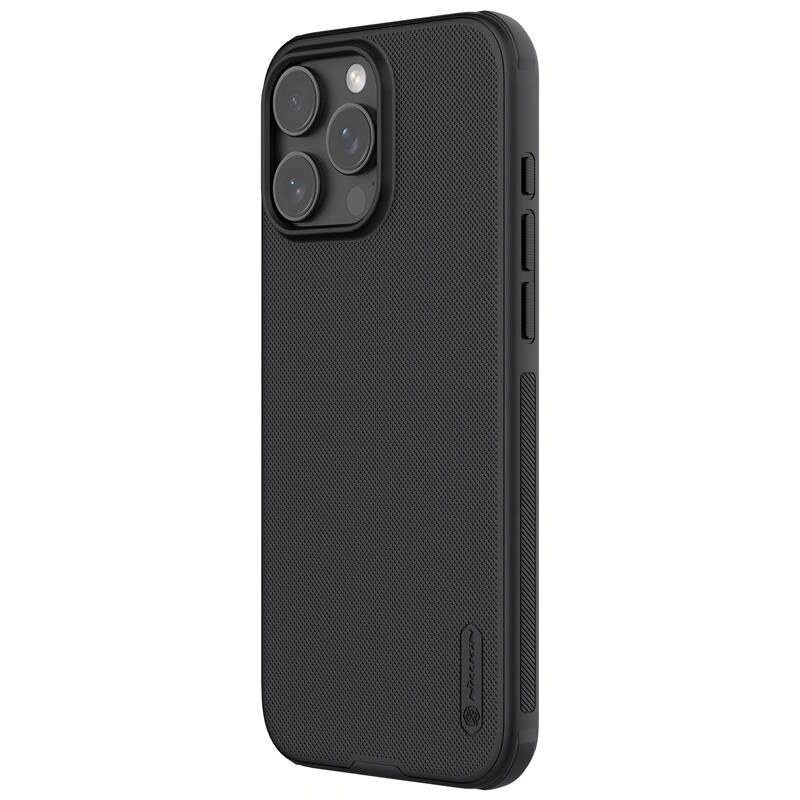 Etui Nillkin Super Frosted Shield Pro dla Apple iPhone 16 Pro, czarne