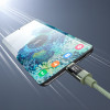 Choetech XCC-1068 kabel USB-C do USB-C PD 60W z wyświetlaczem, 1,2 m, zielony
