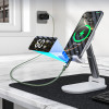 Choetech XCC-1068 kabel USB-C do USB-C PD 60W z wyświetlaczem, 1,2 m, zielony