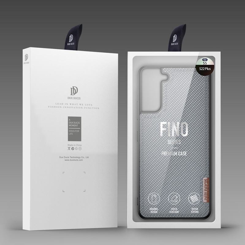 Dux Ducis Fino etui nylonowe do Samsung Galaxy S22+ (S22 Plus), niebieskie