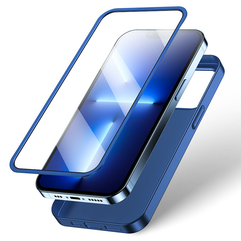 Joyroom 360 Full Case + szkło hartowane dla Apple iPhone 13 Pro Max, JR-BP928, niebieski