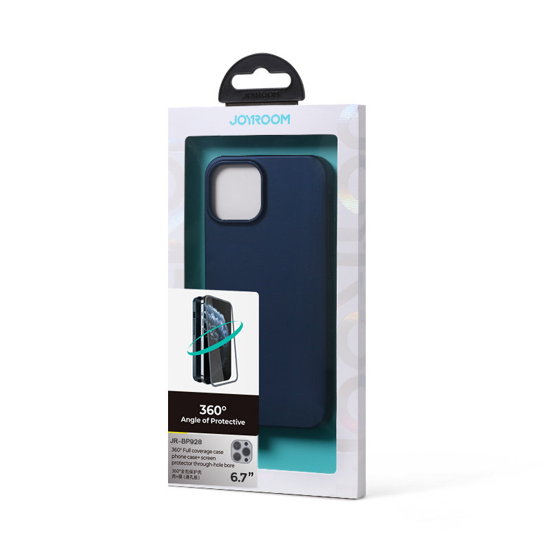 Joyroom 360 Full Case + szkło hartowane dla Apple iPhone 13 Pro Max, JR-BP928, niebieski