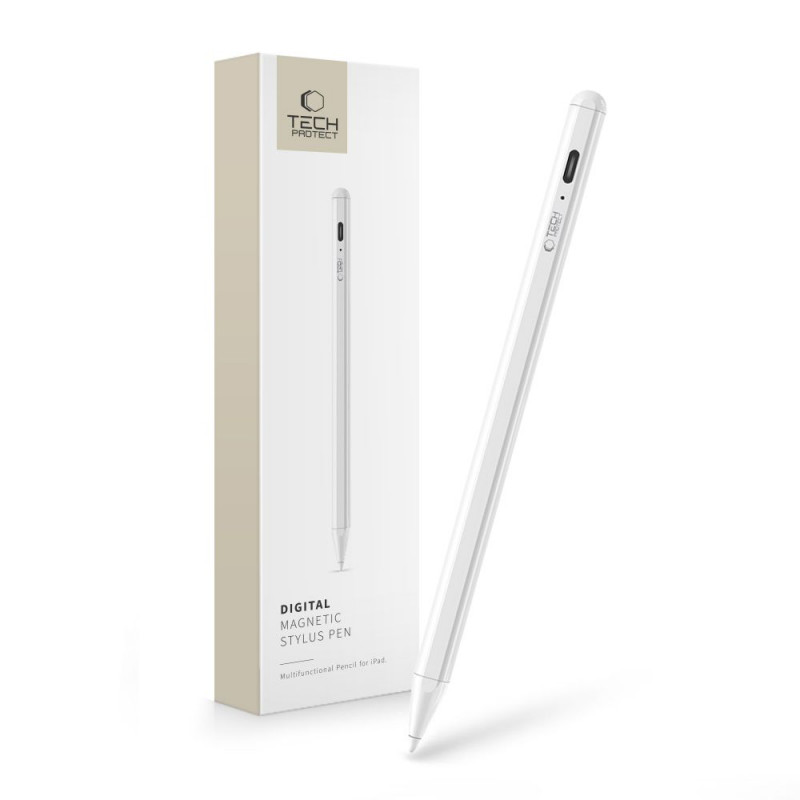 Tech-Protect Digital Stylus Pen do Apple iPad, biały