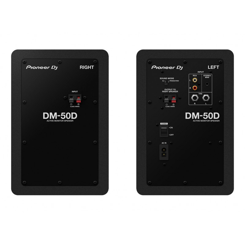 Pioneer DM-50D dwudrożny głośnik, przewodowy, 50 W, czarny