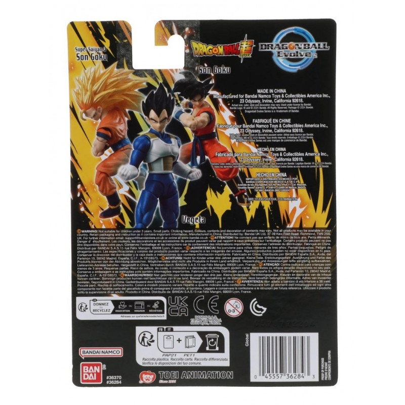 Figurka kolekcjonerska Bandai Dragon Ball Super Evolve Vegeta