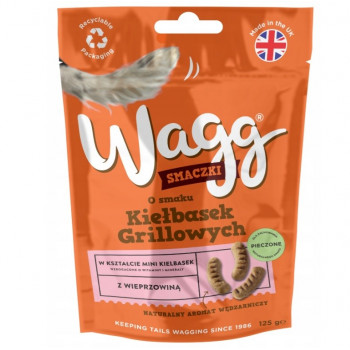 Wagg przysmak dla psów o smaku grillowanej kiełbasy, 125 g