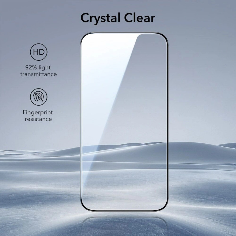 ESR UltraFit szkło hartowane do ekranu dla Apple iPhone 17 Pro Max / 18 Pro Max, ESR925, przezroczyste (2 szt.)