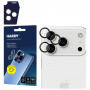 Szkło ochronne na obiektyw aparatu 3MK HARDY Lens Protection Pro dla Apple iPhone 17 Pro / 17 Pro Max, czarne