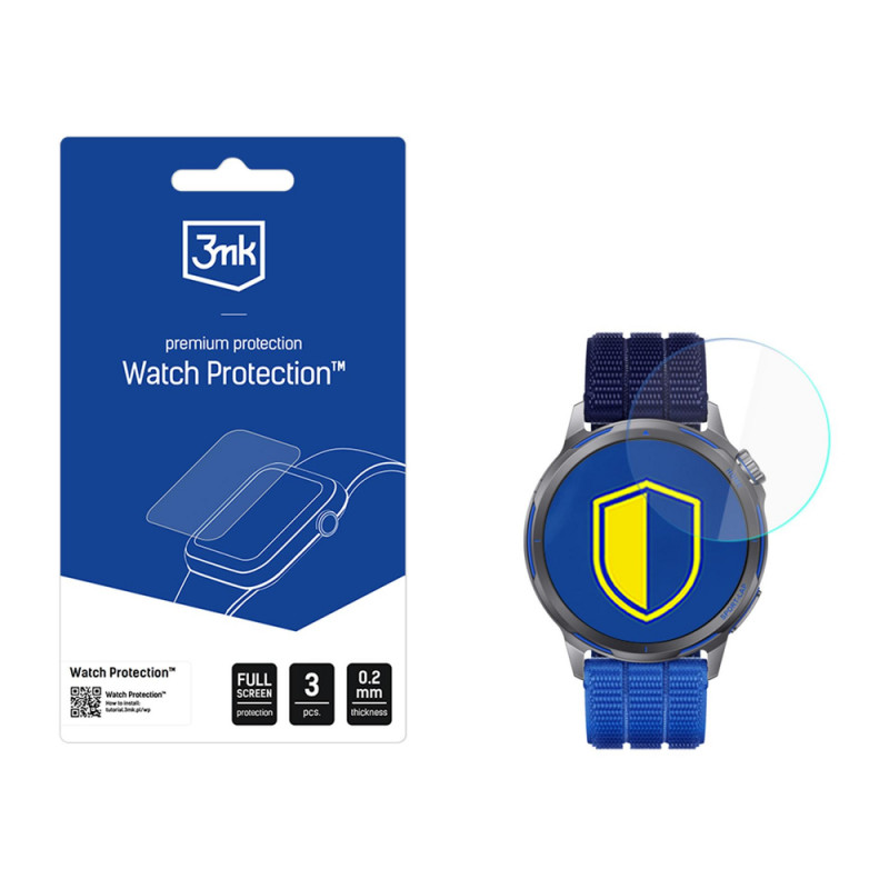 Szkło hybrydowe do zegarka 3MK FlexibleGlass Watch Huawei Watch GT Runner 2