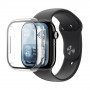 AmazingThing Radix FullGuard szklana folia ochronna z etui do Apple Watch Series 11 46 mm, przezroczysta