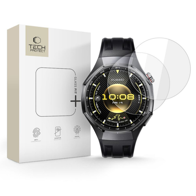 Tech-Protect Glass Fit+ szkło hartowane do Huawei Watch GT 6 Pro 46mm, przezroczyste (2 szt.)