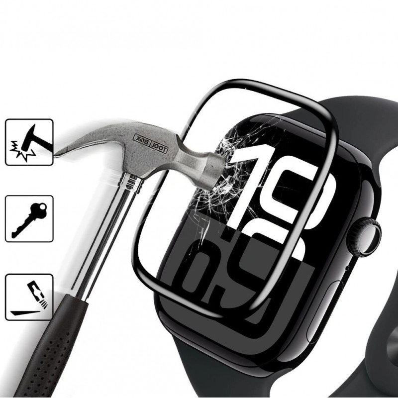 Tech-Protect Glass Flex+ THP4226 szkło hybrydowe do Huawei Watch Fit 3 / 4 (2 szt.), czarny