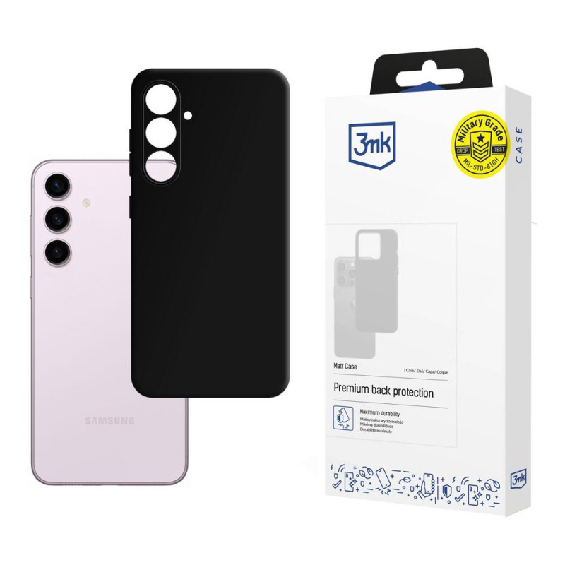 3MK Matt Case Samsung Galaxy S24, czarny
