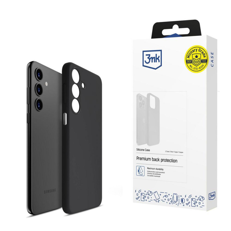 3MK Silicone Case Samsung Galaxy A15 5G, czarny