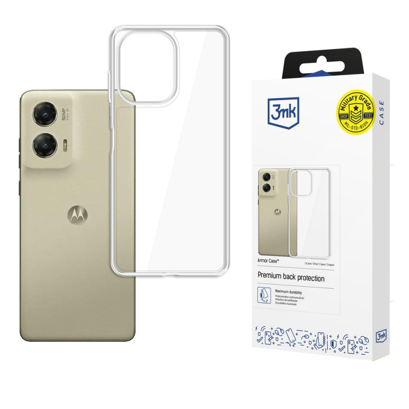 Etui na smartfona 3MK Armor Case do Motorola Moto G Stylus 2024, przezroczyste