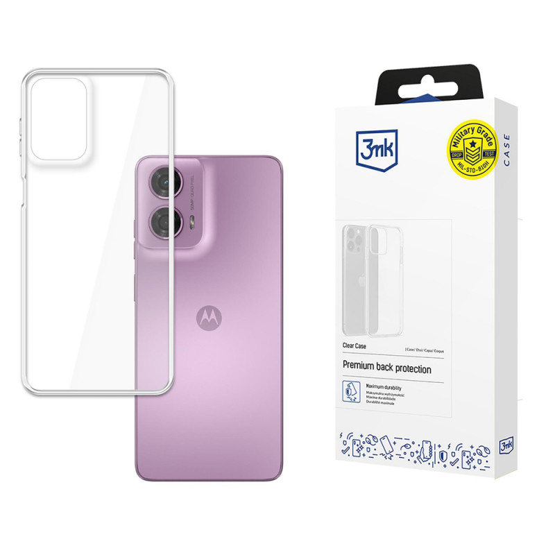 Etui na smartfona 3MK Clear Case do Motorola Moto G24, przezroczyste