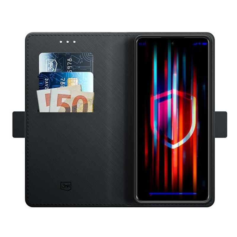 Etui portfelowe 3MK Wallet Case dla Oppo Reno 10 Pro 5G, czarne
