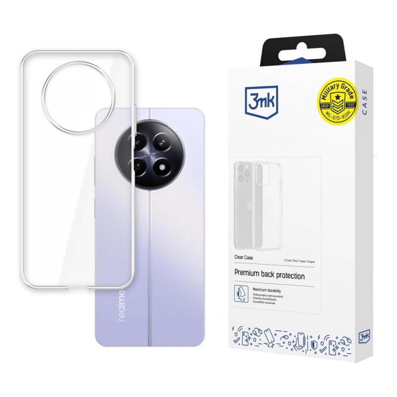 Etui 3MK Clear Case 3MK5954 do Realme 12 5G, przezroczyste