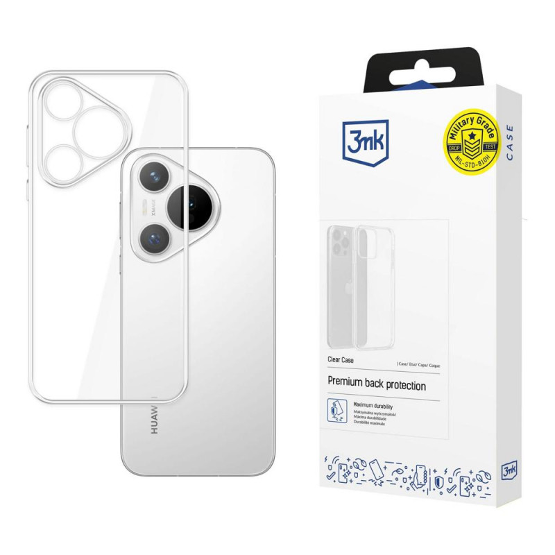 Etui 3MK Clear Case do Huawei Pura 70, przezroczyste