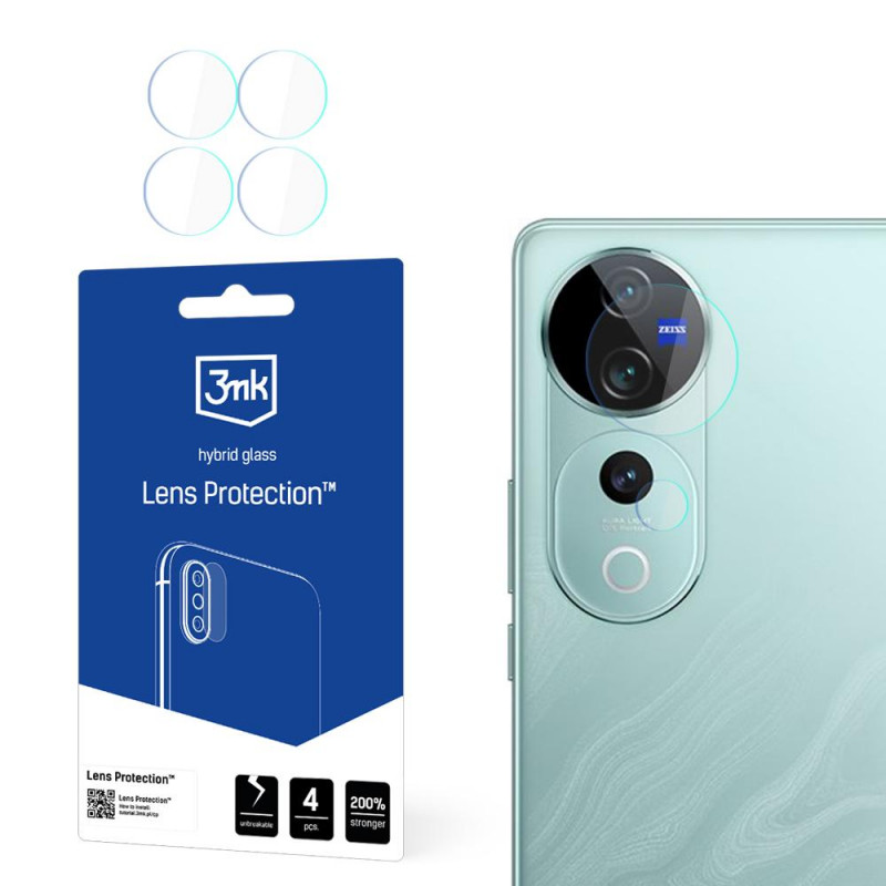 Szkło ochronne na aparat 3MK Lens Protect do Vivo V40 (4 szt.)