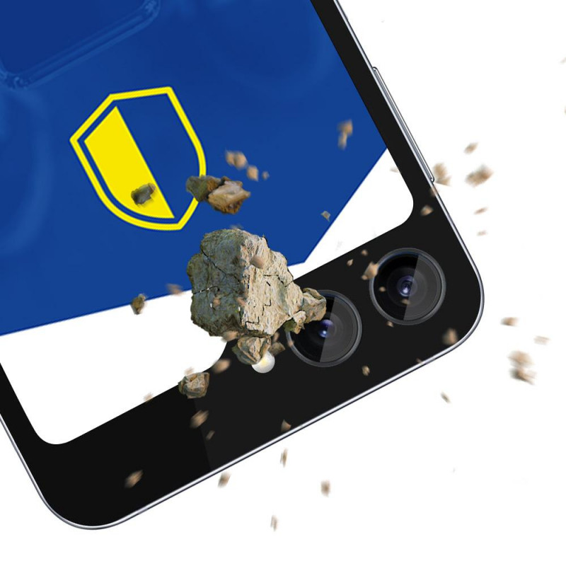Szkło hartowane na obiektyw aparatu 3MK Lens Protection Pro do Samsung Galaxy Z Flip 6, czarny