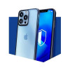 Etui 3mk Satin Armor Case+ do Apple iPhone 16 Plus, przezroczyste z czarną ramką