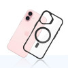 3mk Satin Armor MagCase z MagSafe do Apple iPhone 16 (W-3SAMaCa-AiP16-0), przezroczyste z czarną ramką