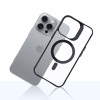 3mk Satin Armor MagCase z MagSafe do Apple iPhone 16 Pro Max (W-3SAMaCa-AiP16PM-0), przezroczyste z czarną ramką