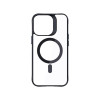 3mk Satin Armor MagCase z MagSafe do Apple iPhone 16 Pro Max (W-3SAMaCa-AiP16PM-0), przezroczyste z czarną ramką