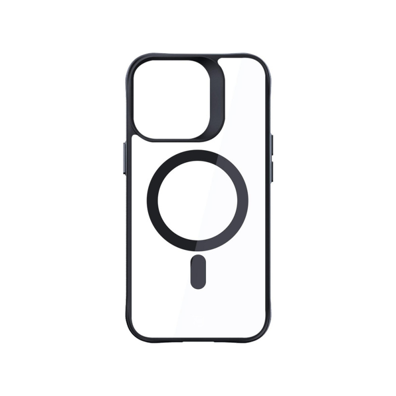3mk Satin Armor MagCase z MagSafe do Apple iPhone 16 Pro Max (W-3SAMaCa-AiP16PM-0), przezroczyste z czarną ramką