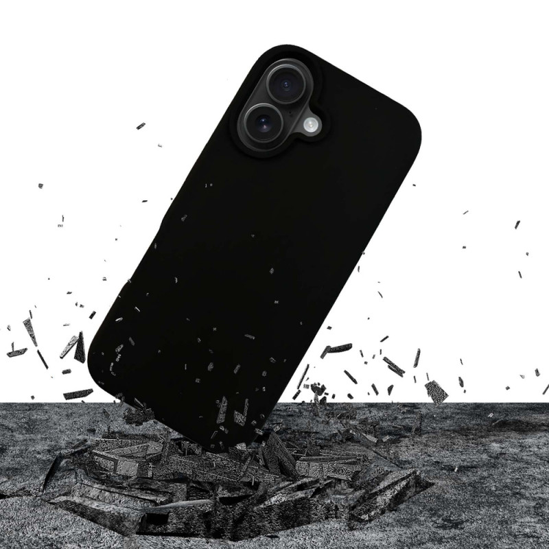 Etui silikonowe 3mk Silicone Case do Apple iPhone 16 Plus, czarny