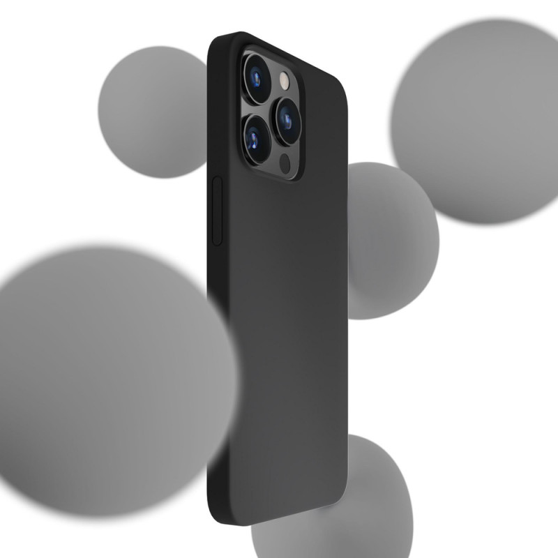 Etui silikonowe 3mk Silicone Case do Apple iPhone 16 Pro, czarne