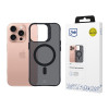 3mk Smoke MagCase z MagSafe do Apple iPhone 16 Pro, półprzezroczysty