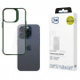 Etui ochronne 3MK Satin Armor Case+ Apple iPhone 15 Pro, zielone