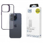 Etui ochronne 3MK Satin Armor Case+ 3MK15639 Apple iPhone 15 Pro, fioletowe
