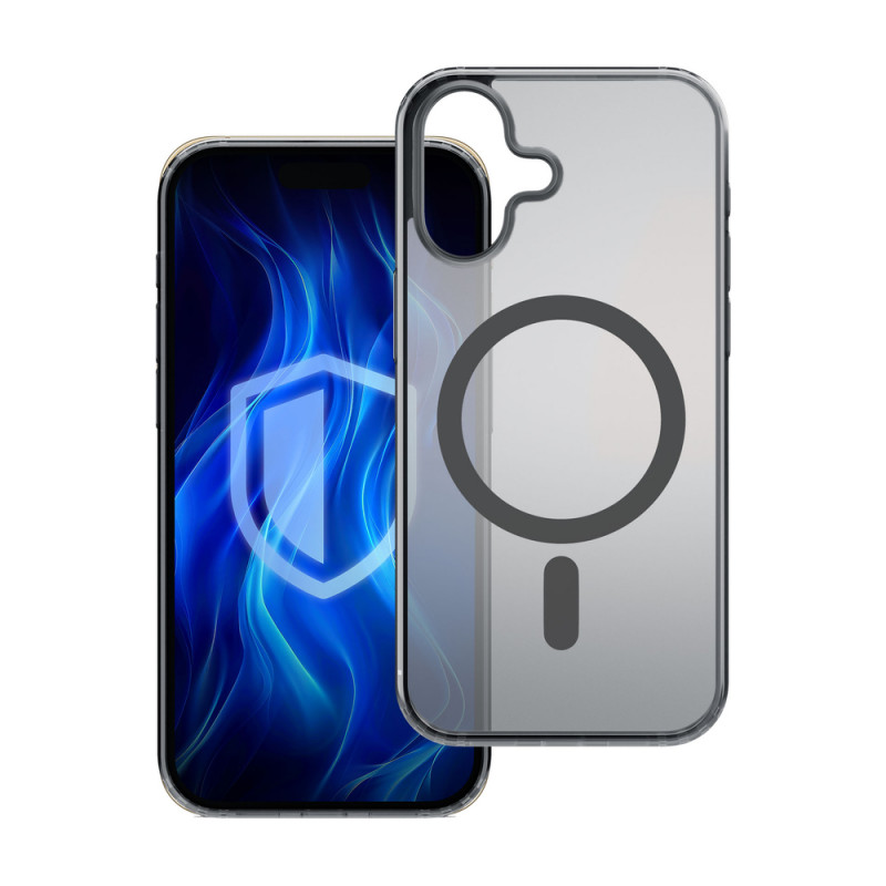 Etui 3MK Frosty MagCase do Apple iPhone 16 Plus, czarne