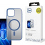 Etui 3MK Frosty MagCase do Apple iPhone 15 Plus, niebieskie
