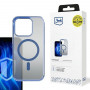 Etui na smartfona 3MK Frosty MagCase MagSafe dla Apple iPhone 16 Pro, niebieskie