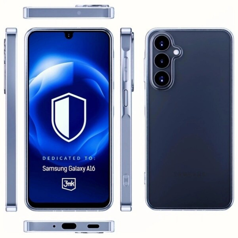 3MK Clear Case do Samsung Galaxy A16, przezroczyste