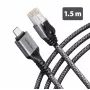 Goobay AXAGON ADE-CM15 adapter USB-C Gigabit Ethernet z zintegrowanym kablem CAT6 1,5 m, RJ-45