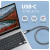 Goobay AXAGON ADE-CM20 adapter USB-C Gigabit Ethernet ze zintegrowanym kablem CAT6 2 m, RJ-45