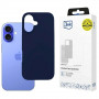 Etui silikonowe 3MK do Apple iPhone 16 Plus, granatowy