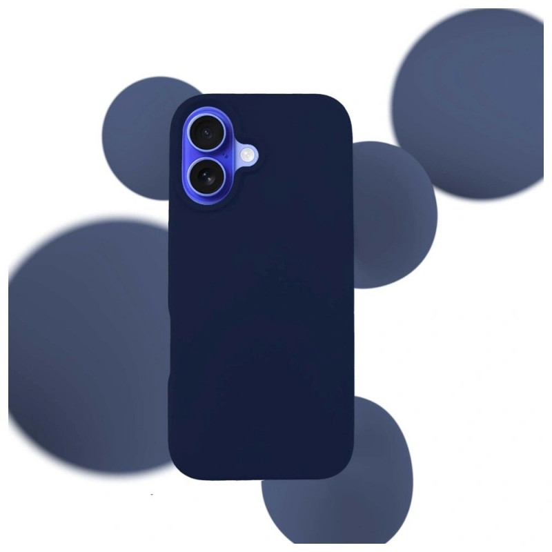 Etui silikonowe 3MK do Apple iPhone 16 Plus, granatowy
